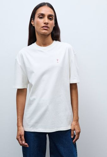 T-shirt manches courtes avec broderie et imprimé en coton BIO GOTS - MONOPRIX - Modalova