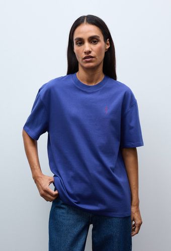 T-shirt manches courtes avec broderie et imprimé en coton BIO GOTS - MONOPRIX - Modalova
