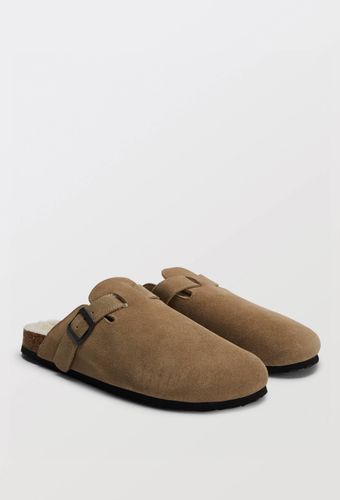 Sabot en cuir fourrés - MONOPRIX - Modalova