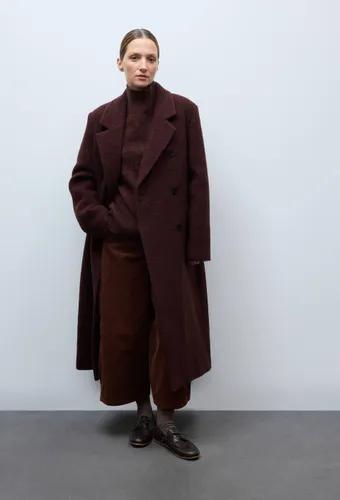 Manteau uni double boutonnage contenant de la laine - MONOPRIX PREMIUM - Modalova