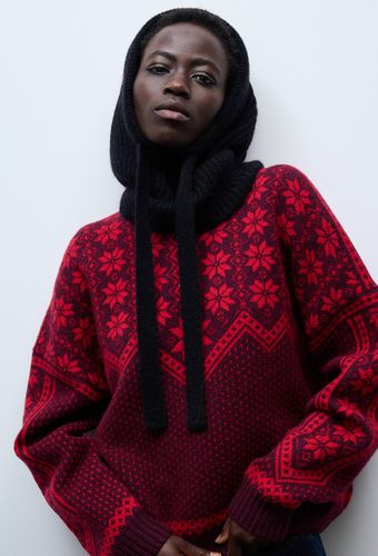 Cagoule côtelée contenant de la laine et du mohair - MONOPRIX PREMIUM - Modalova