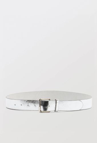 Ceinture en cuir 3,5cm metallisé - MONOPRIX PREMIUM - Modalova