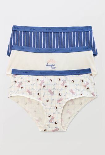 Lot de 3 boxers fantaisie en coton POCKET - DIM - Modalova