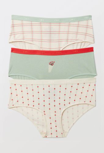Lot de 3 boxers fantaisie en coton POCKET - DIM - Modalova