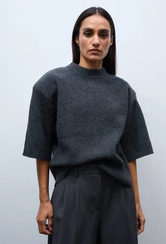 Pull manches coudes en laine avec épaulettes - MONOPRIX - Modalova