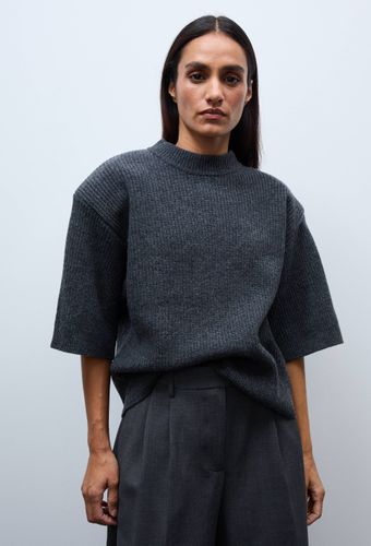 Pull manches coudes en laine avec épaulettes - MONOPRIX - Modalova