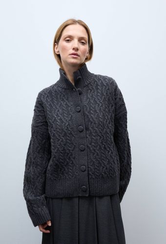 Cardigan torsadé contenant de la laine - MONOPRIX - Modalova