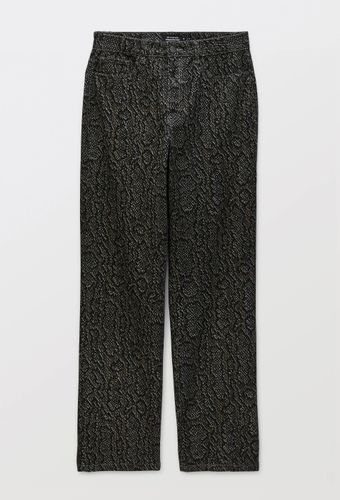 Pantalon droit à motifs en coton bio GOTS - MONOPRIX - Modalova