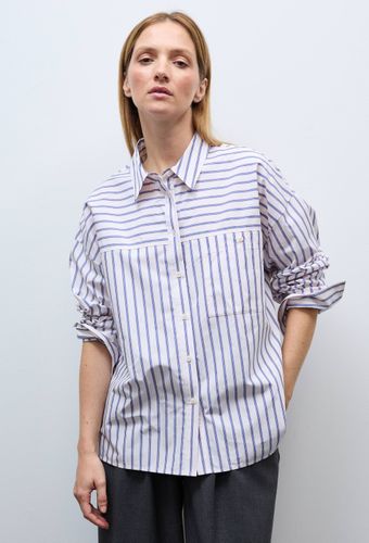 Chemise rayée manches longues en coton BIO GOTS - MONOPRIX - Modalova