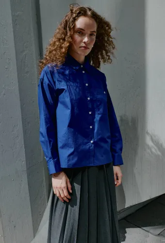 Chemise unie manches longues en coton BIO GOTS - MONOPRIX - Modalova