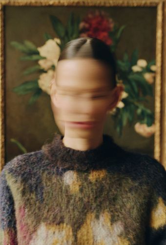 Pull à motif floral contenant de l'alpaga - MUSÉE D'ORSAY x MONOPRIX - MONOPRIX CREATEURS - Modalova