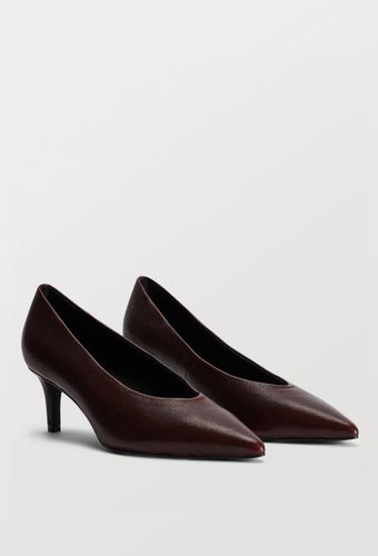 Escarpins à talon en cuir - MONOPRIX PREMIUM - Modalova