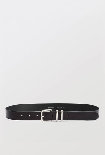 Ceinture 3 cm en cuir - MONOPRIX PREMIUM - Modalova