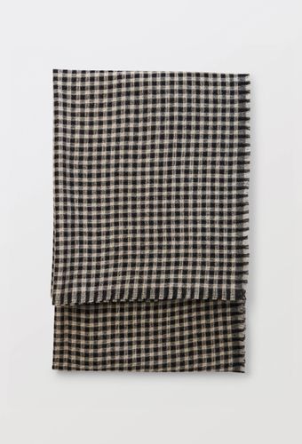 Echarpe à carreaux contenant de la laine - MONOPRIX - Modalova