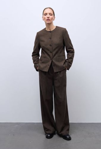 Pantalon large en tweed - MONOPRIX - Modalova