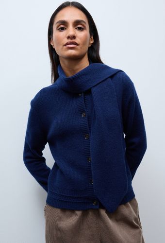 Cardigan à noeud manches longues en laine - MONOPRIX - Modalova