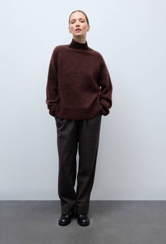 Pantalon large à carreaux taille élastiquée - MONOPRIX - Modalova