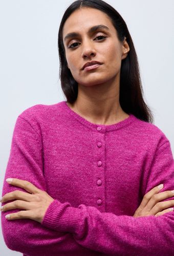 Cardigan manches longues à fibres métalliques - MONOPRIX - Modalova