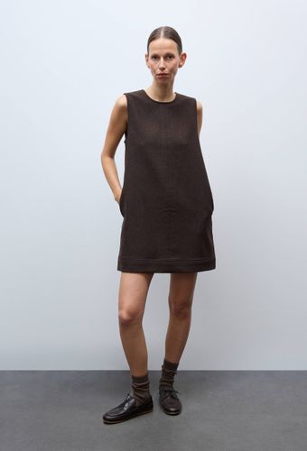 Robe courte unie contenant de la laine - MONOPRIX - Modalova