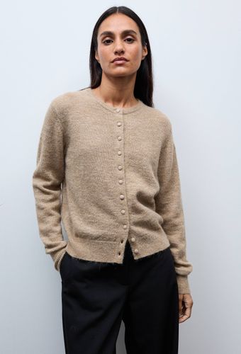 Cardigan manches longues à fibres métalliques - MONOPRIX - Modalova