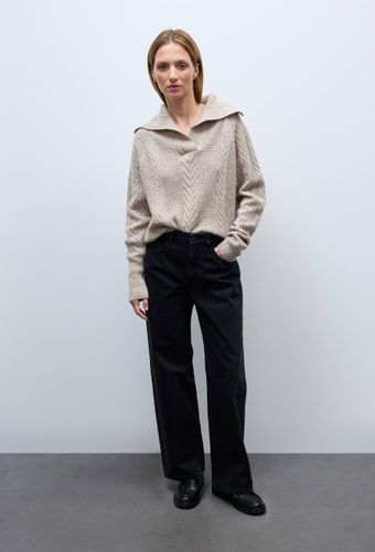 Jean droit élargi taille descendue - MONOPRIX - Modalova