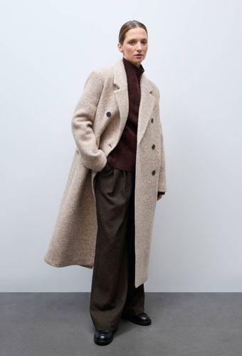 Manteau uni double boutonnage contenant de la laine - MONOPRIX PREMIUM - Modalova