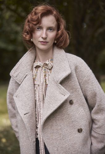 Manteau uni double boutonnage contenant de la laine - MONOPRIX PREMIUM - Modalova