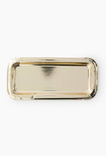 Lot de 4 plateaux rectangulaires en carton, 34x15,5cm - Marque Nationale - Modalova