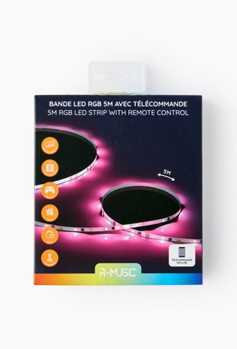 Bande led rgb avec télécommande, 5m - RYGHT - Modalova