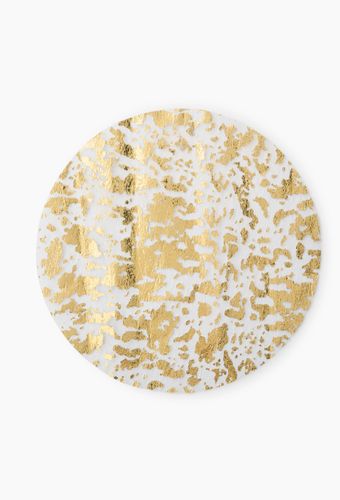 Set de table rond par 20, feuille d'or - MESA BELLA - Modalova