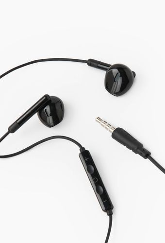 Hi-Fi Écouteurs intra-auriculaires filaire Stereo noir Suppression du bruit du microphone - HAMA - Modalova