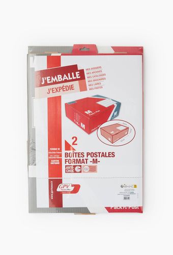 Paquet de 2 boites postales M 335x250x110 filmé - GPV - Modalova