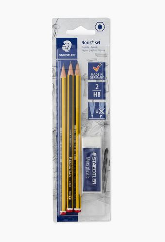 Crayons de papier Noris et 1 gomme Mars - STAEDTLER - Modalova