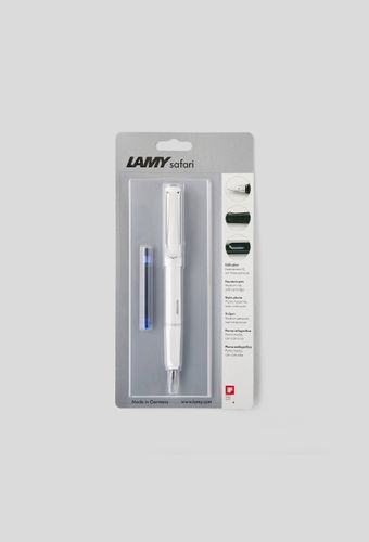 Stylo plume Safari blanc, avec recharge - LAMY - Modalova
