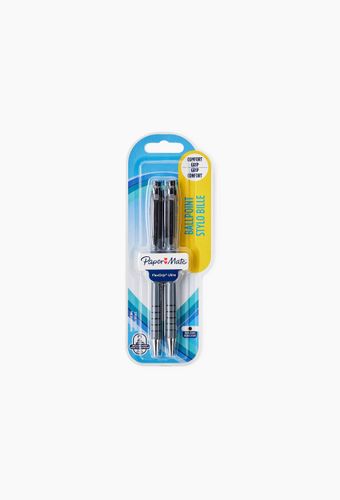 Stylo à bille Flexgrip noir x2 - PAPERMATE - Modalova