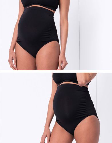 Twin Pack Bamboo Over Bump Maternity Briefs - | - Seraphine - Modalova