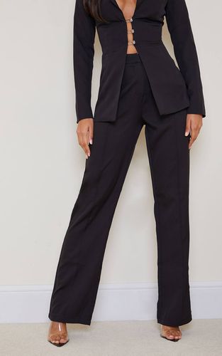 Black Pantalon Taille Haute À Jambes Larges | Taille 42 - PrettyLittleThing - Modalova