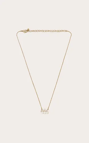 Collier Numéro D'ange Plaqué Or Véritable - PrettyLittleThing - Modalova