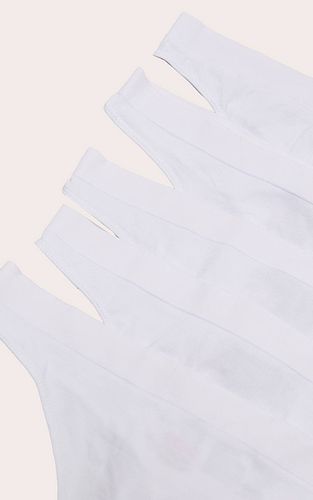 White Lot De 5 Strings Invisibles | Taille XS - PrettyLittleThing - Modalova