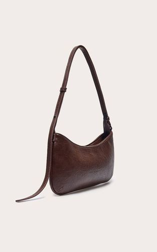 Brown Sac Baguette Texturé En Synthétiquecuir Pour L'épaule - PrettyLittleThing - Modalova