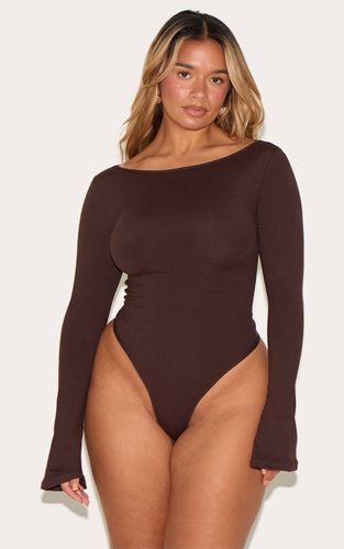 Body Sculptant Col Bateau Manches Évasées | Taille 42 - PrettyLittleThing - Modalova