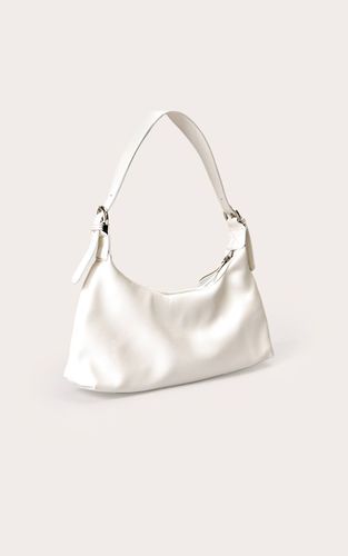 Off White Sac À Bandoulière Incurvé Allongé En Synthétique - PrettyLittleThing - Modalova