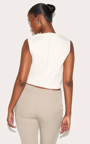 Haut Ample Sans Manches En Tissu Tissé | Taille 42 - PrettyLittleThing - Modalova