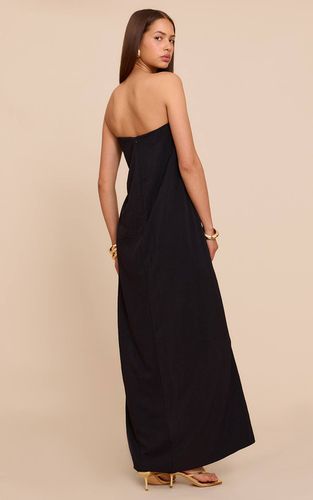 Black Robe Maxi Bandeau Fluide En Tissu Tissé | Taille 32 - PrettyLittleThing - Modalova