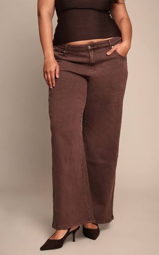 Jean Grande Taille À Taille Ajustable | Taille 44 - PrettyLittleThing - Modalova