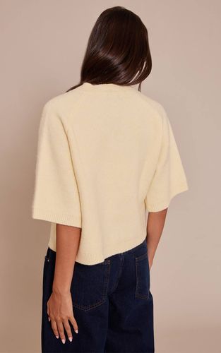 Lemon Cardigan En Maille Douce À Manches Courtes | Taille XS - PrettyLittleThing - Modalova