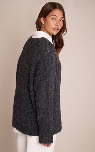 Charcoal Synthétiquell Oversize À Détails Côtelés | Taille XS - PrettyLittleThing - Modalova