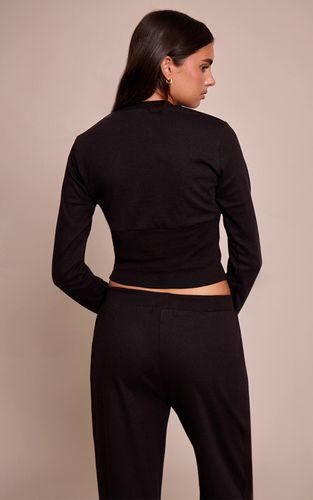 Black Ensemble Coordonné Haut Ultra Doux | Taille 32 - PrettyLittleThing - Modalova