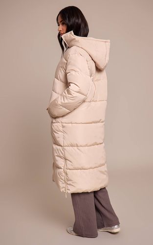 Stone Manteau Matelassé Long Petite Taille | Taille 34 - PrettyLittleThing - Modalova