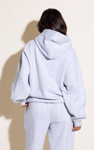 Ash Grey Sweat À Casynthétiqueche Oversize Petite Taille | Taille XS - PrettyLittleThing - Modalova